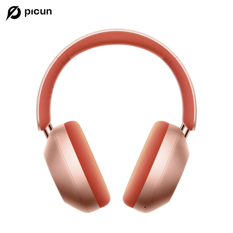 Picun F6 Active Noise Cancelling Wireless Headphones Head Tracking 3D Audio 40mm Hi-Res ANC Bluetooth Headset HIFI APP Control