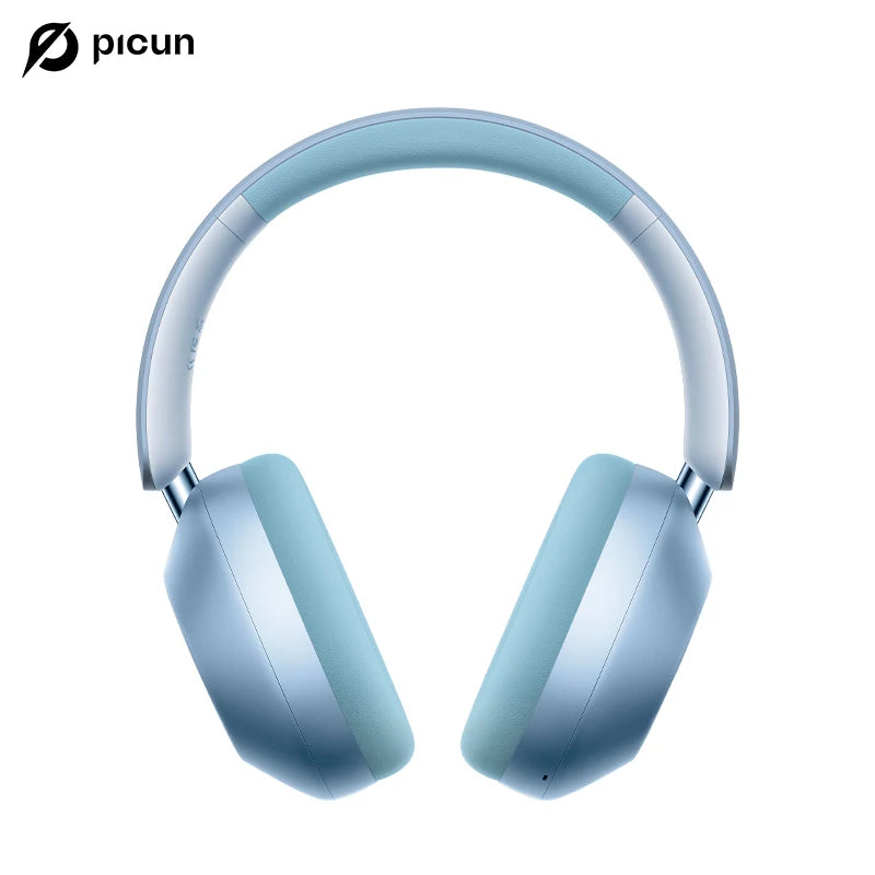 Picun F6 Active Noise Cancelling Wireless Headphones Head Tracking 3D Audio 40mm Hi-Res ANC Bluetooth Headset HIFI APP Control